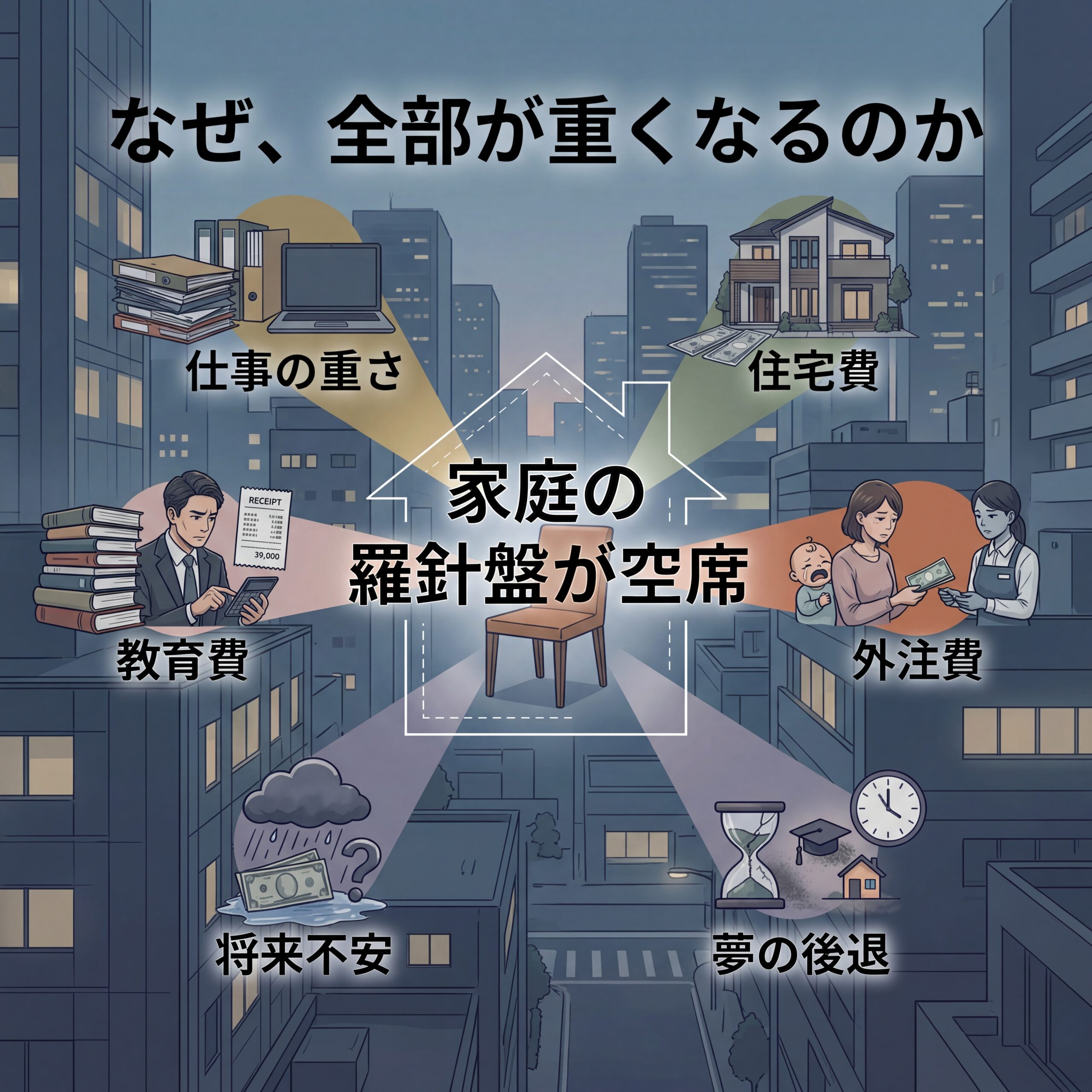 なぜ、全部が重くなるのかを整理した構造図