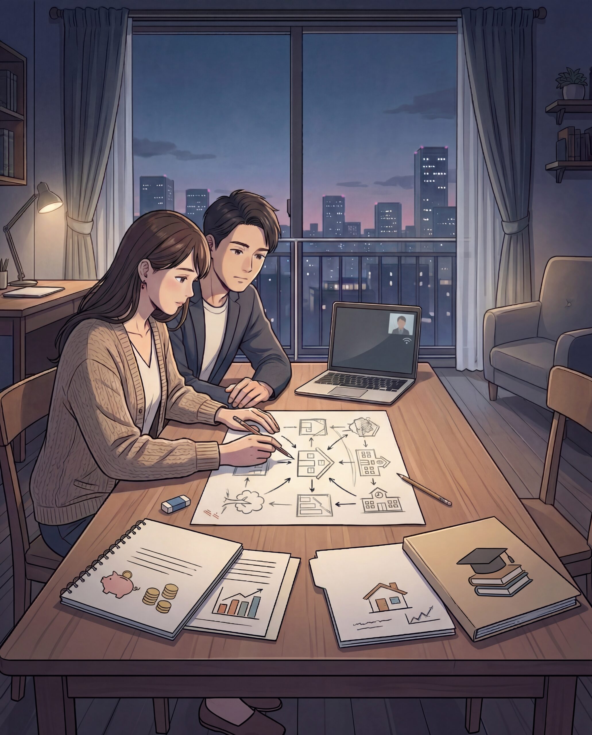 共働き向けFP無料相談比較｜家計の設計図を夫婦で描き直す