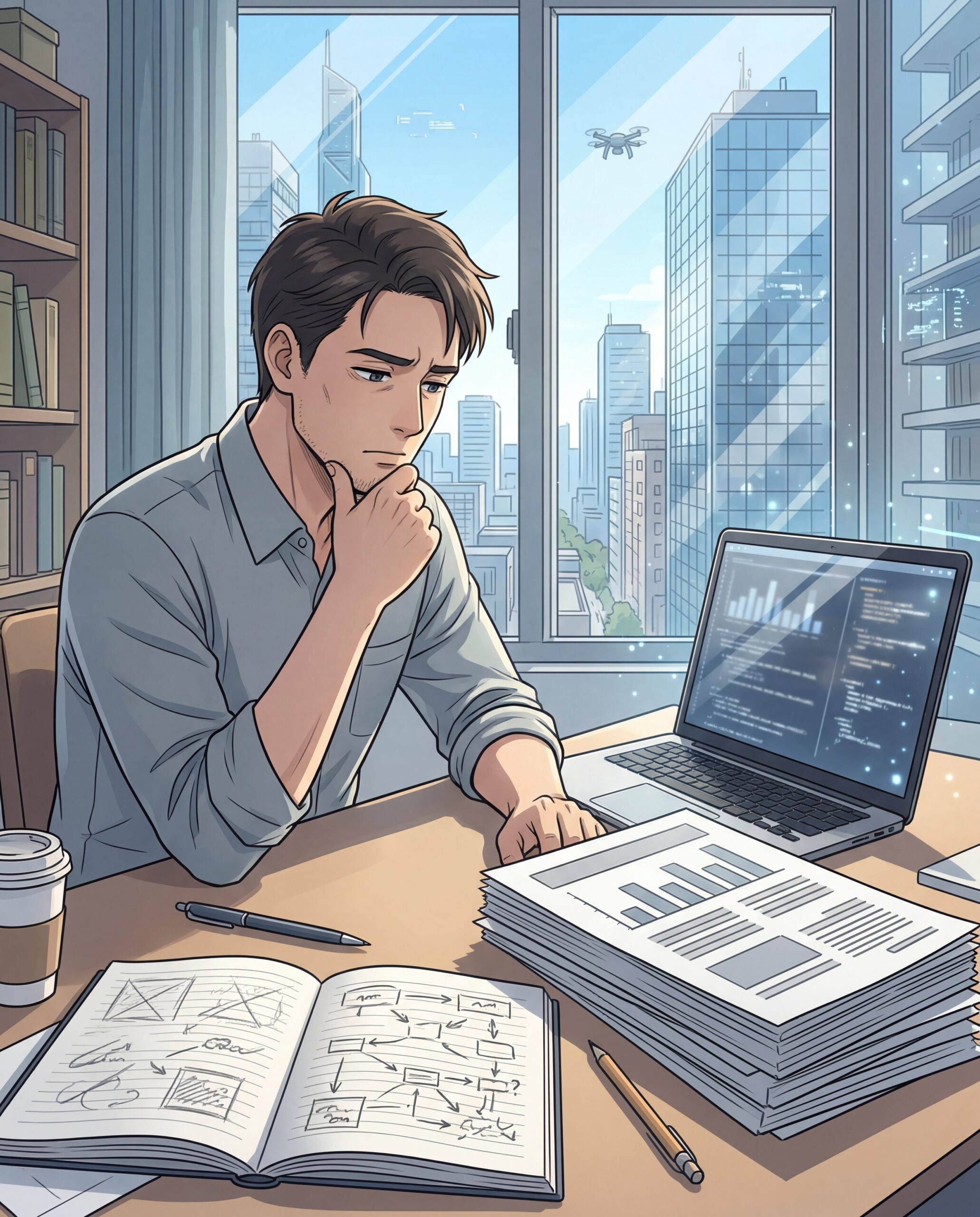 ロジカルさと資料作成しか武器がないと感じた時、AI時代に市場価値と会社依存をどう見直すか