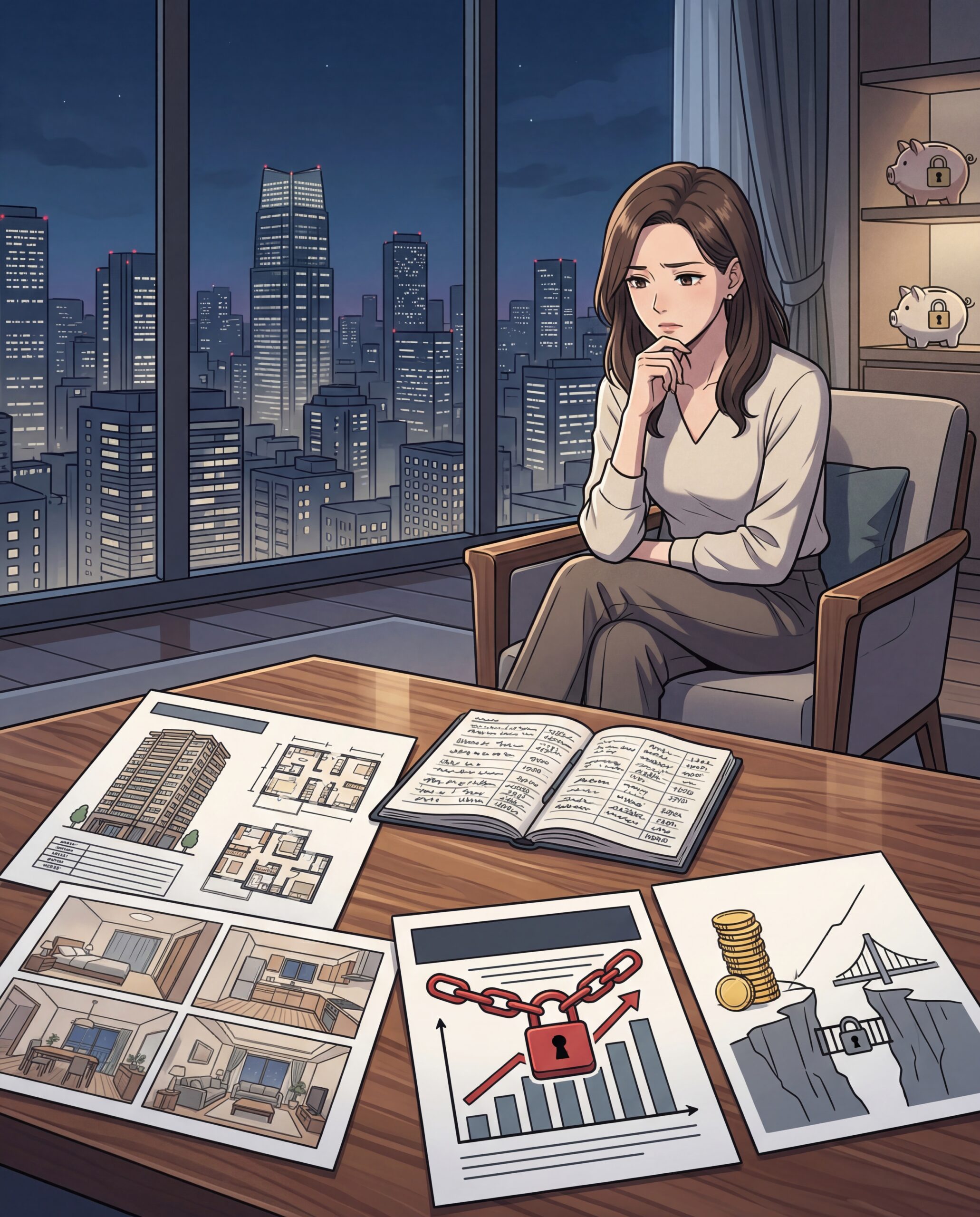 自宅マンションの含み益は、共働き家庭の「安心」の代わりになるか