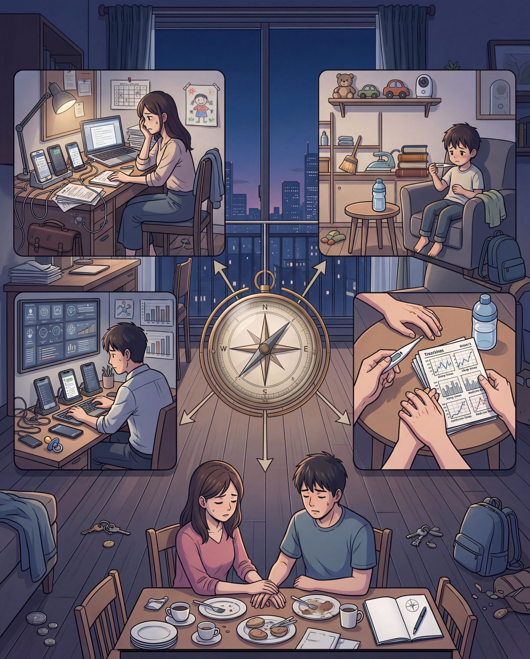 ダブル管理職がきつい夜は、夫婦の役割を整理するサインかもしれない